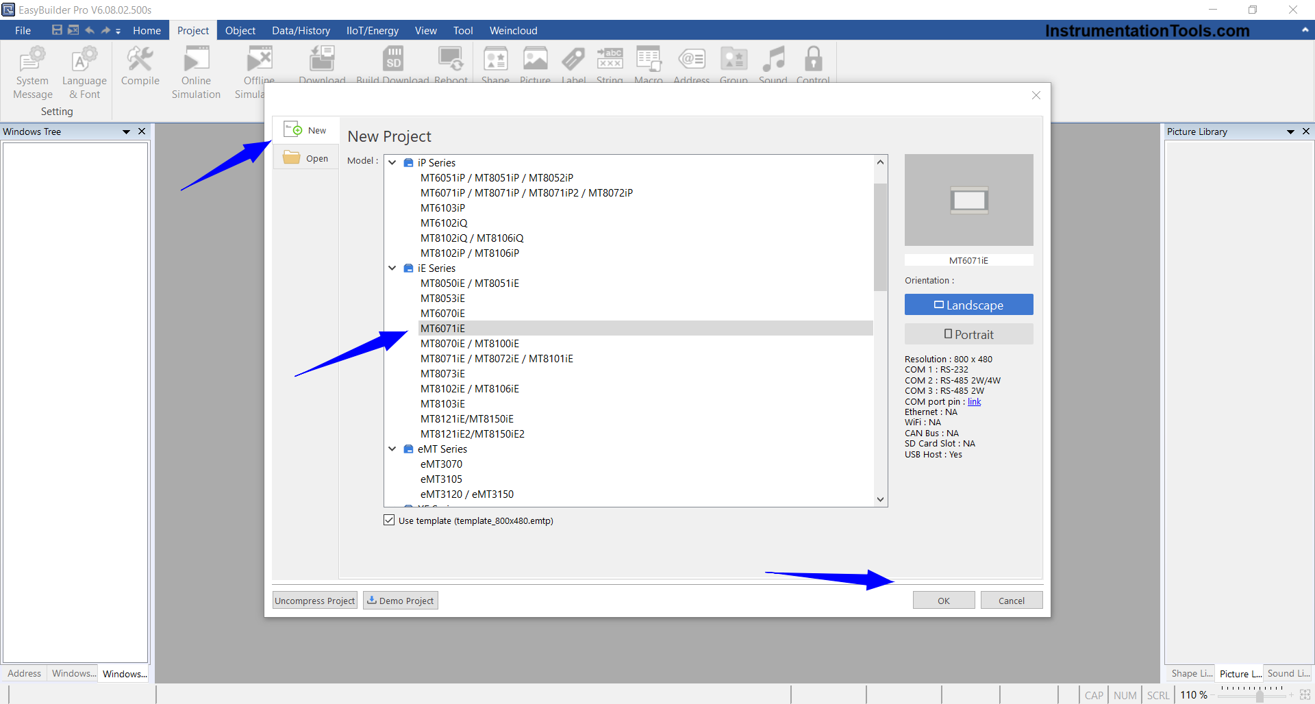 Designing the HMI Interface Using EasyBuilder Pro