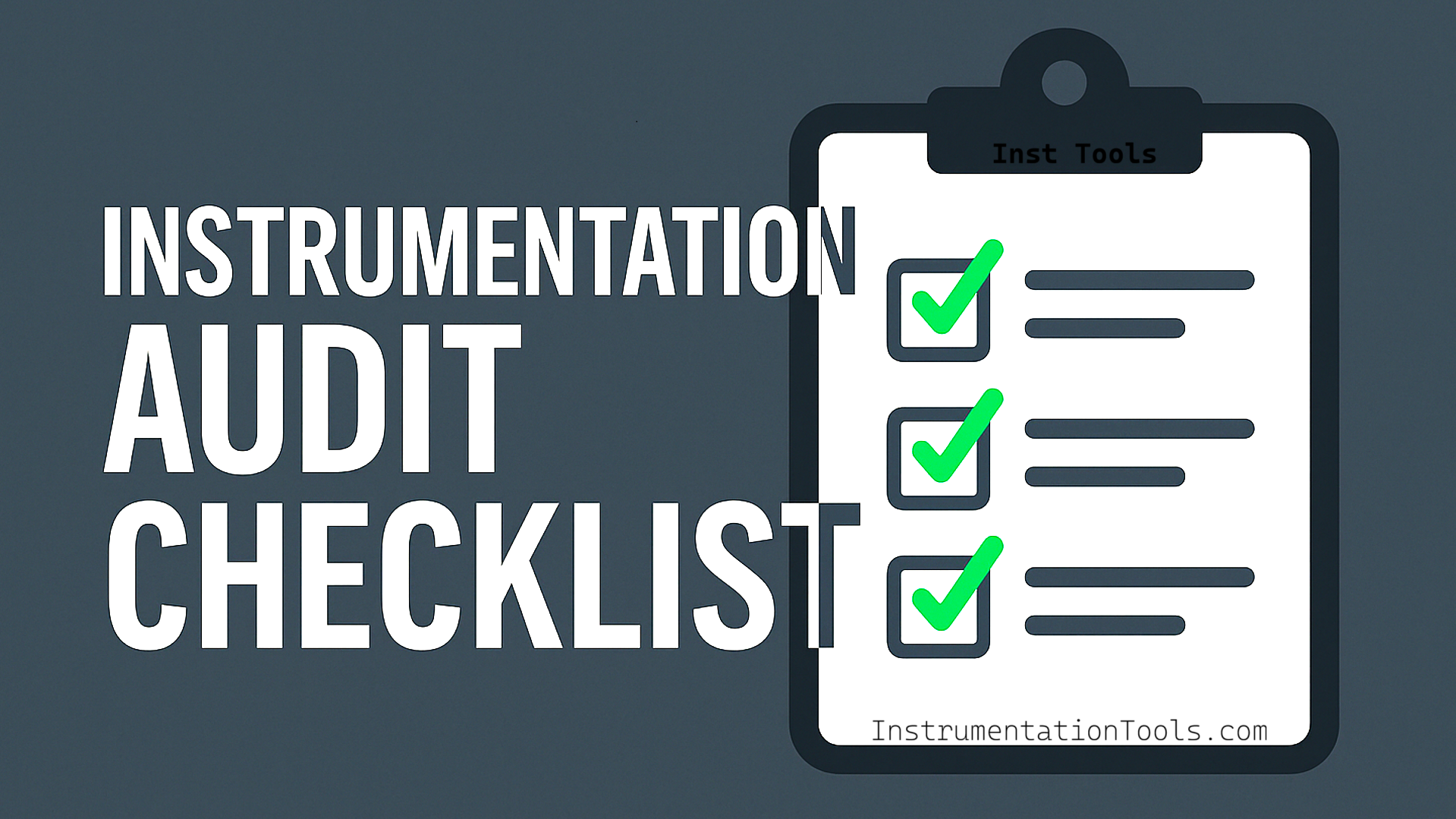 Instrumentation Engineering Audit Checklist