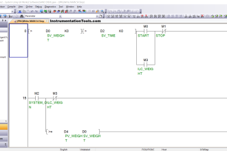 Ladder Logic for Sand Separator in GX Works2
