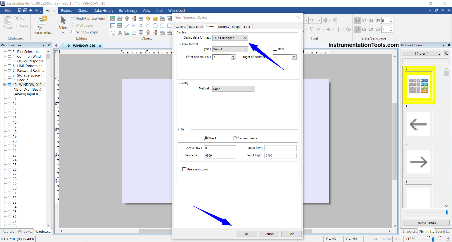 Monitor PLC Analog Input with EasyBuilder Pro