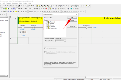 PLC Upload and Download Process