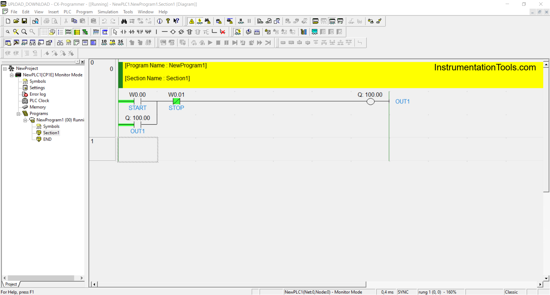 Uploading Program from Omron PLC