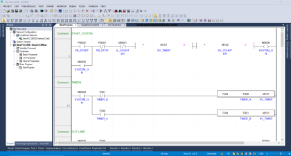 Create a Light Flashing Program with XG-5000 Timer