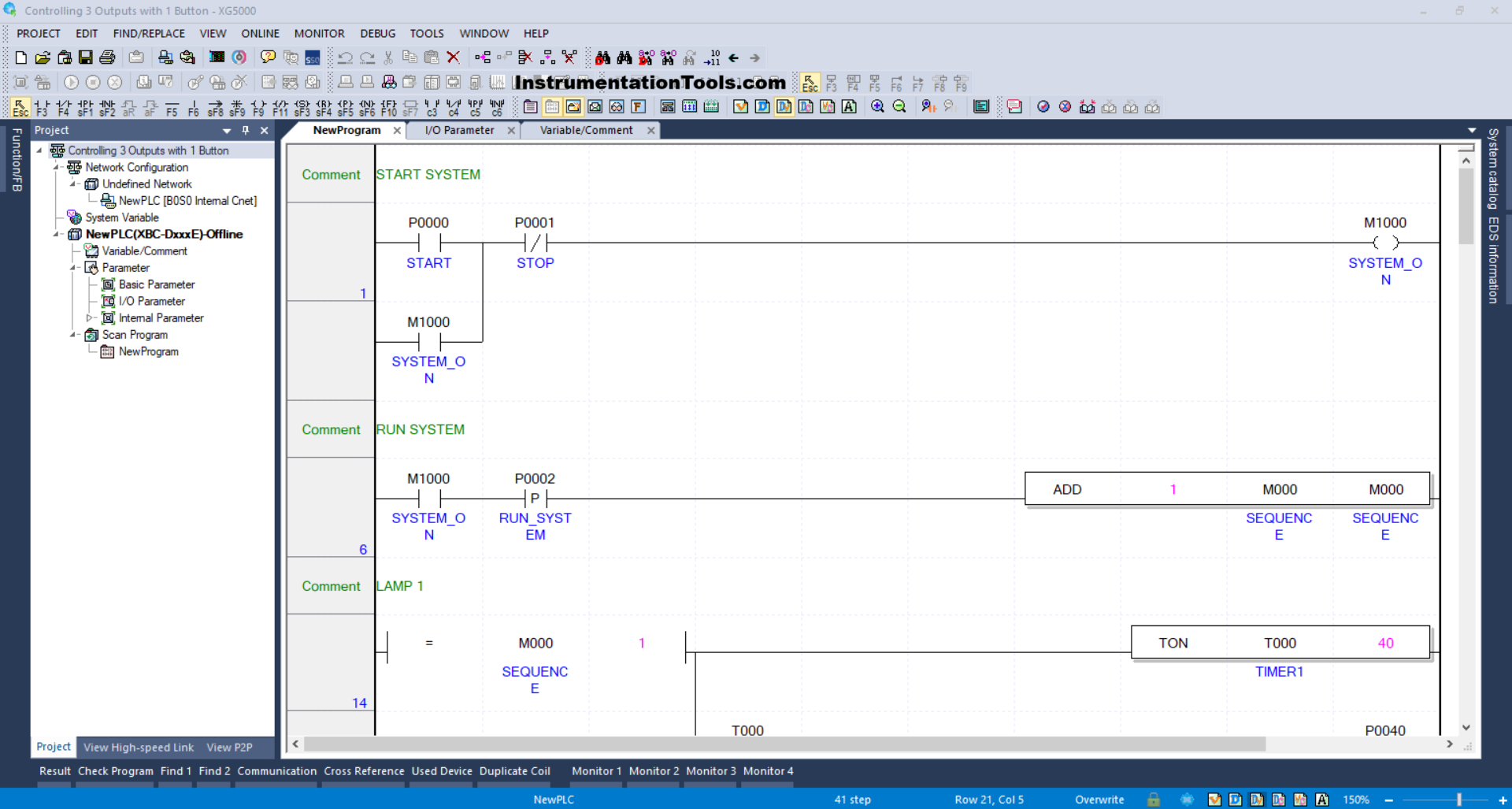 Single Input to Activate Multiple Outputs in Sequence