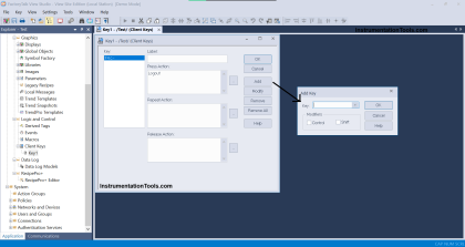 Assigning Custom Keyboard Controls in FactoryTalk SCADA