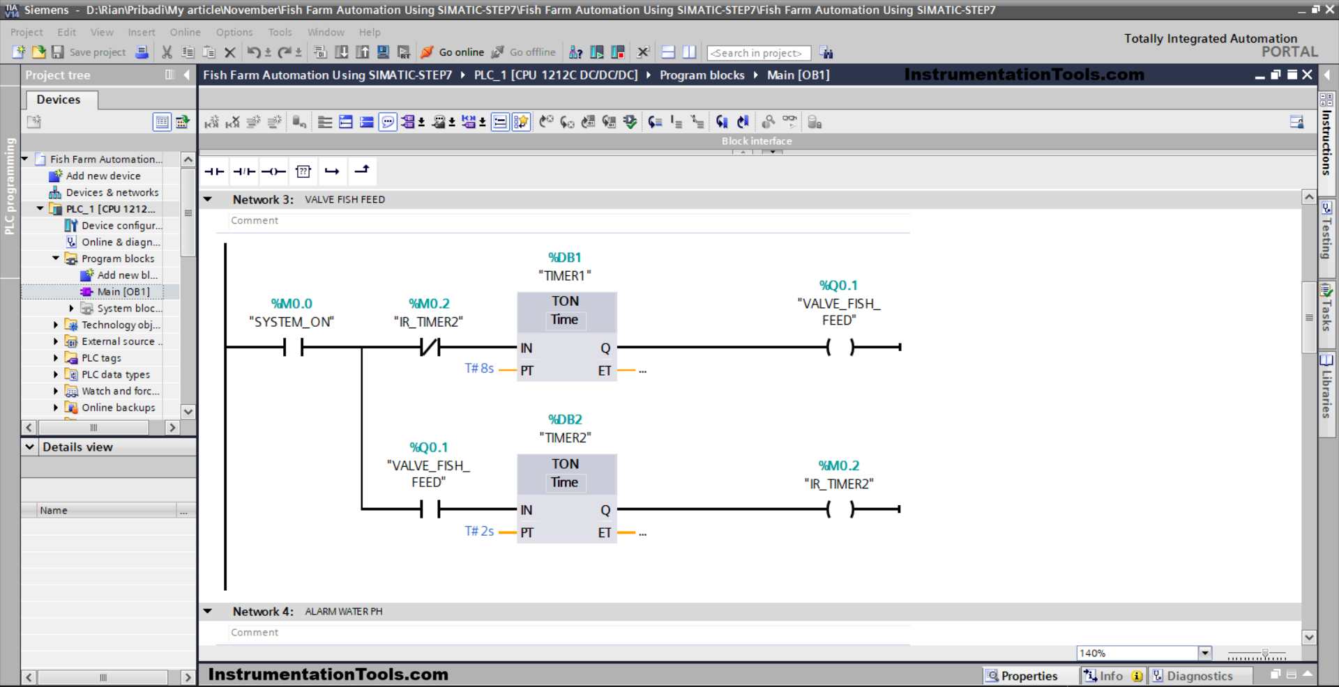 PLC Control System for Automated Aquaculture