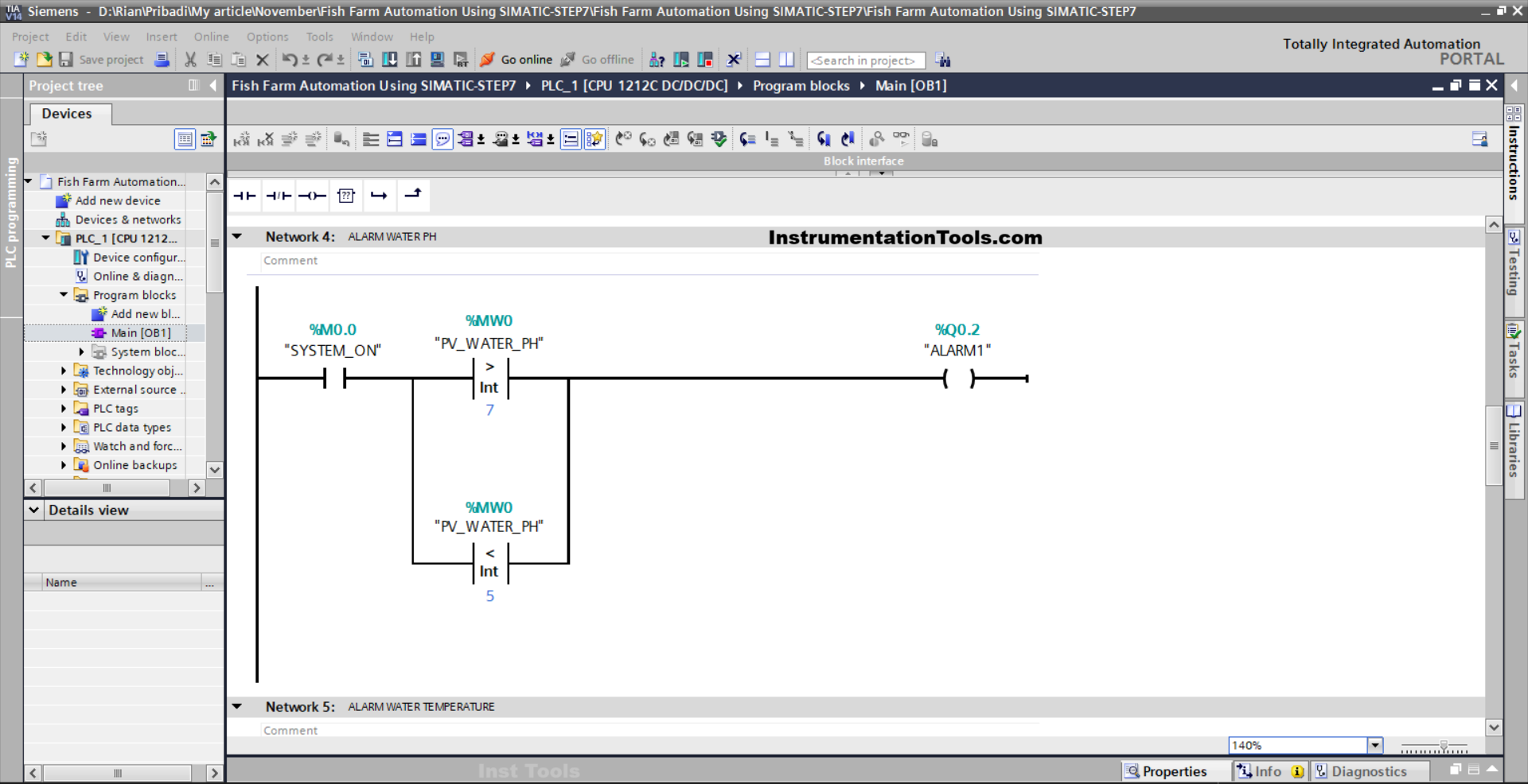 Siemens PLC for Feeding and Aeration in Aquaculture