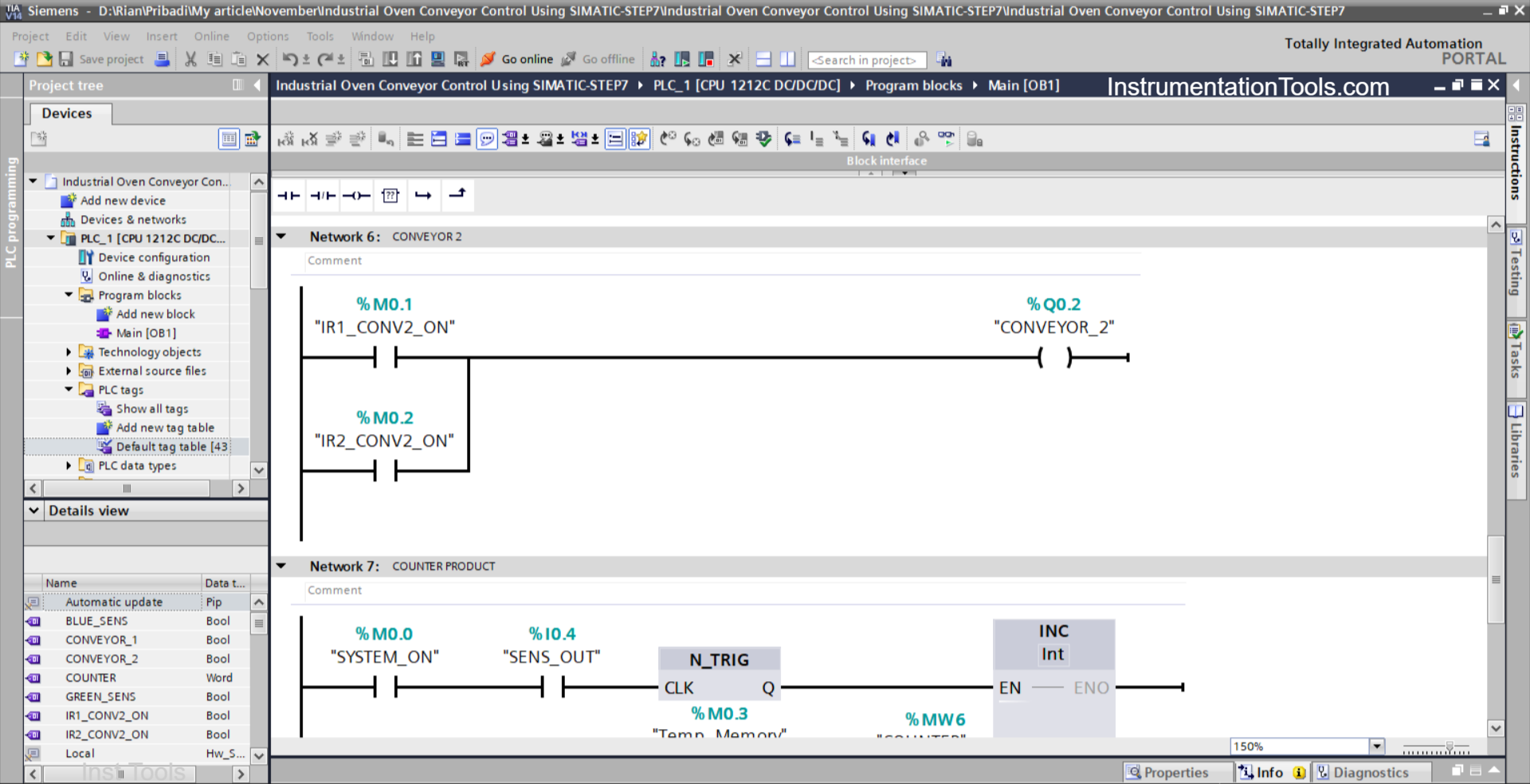 Sorting Logic in SIMATIC PLC