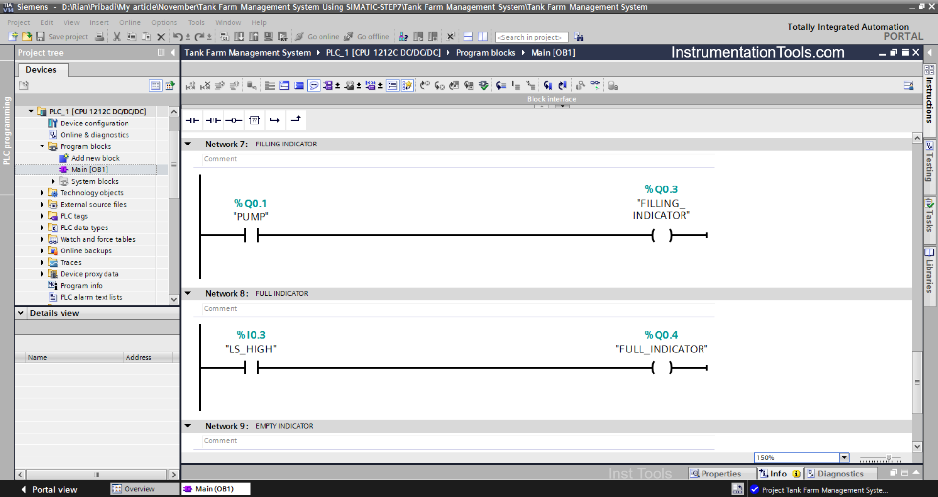 Tank Level & Pump Control Logic