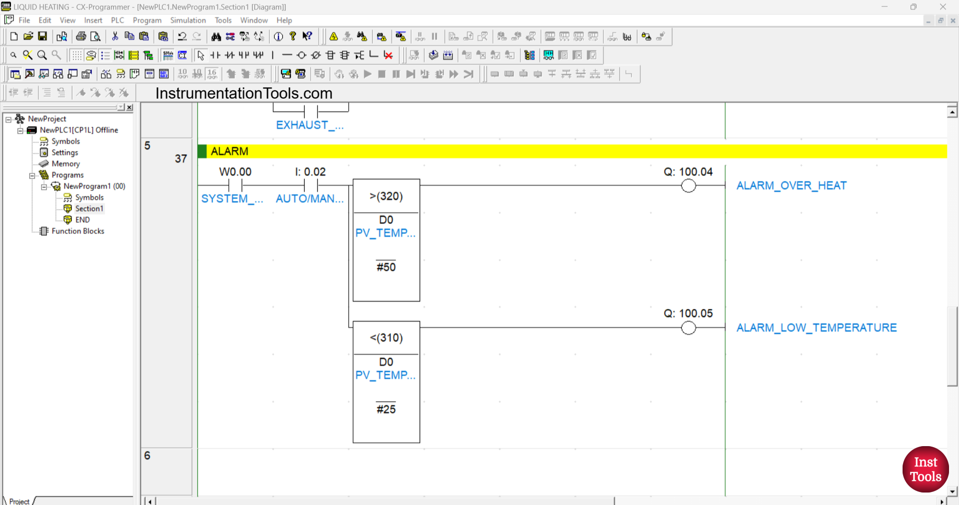 How to Control Liquid Temperature with PLC Logic?