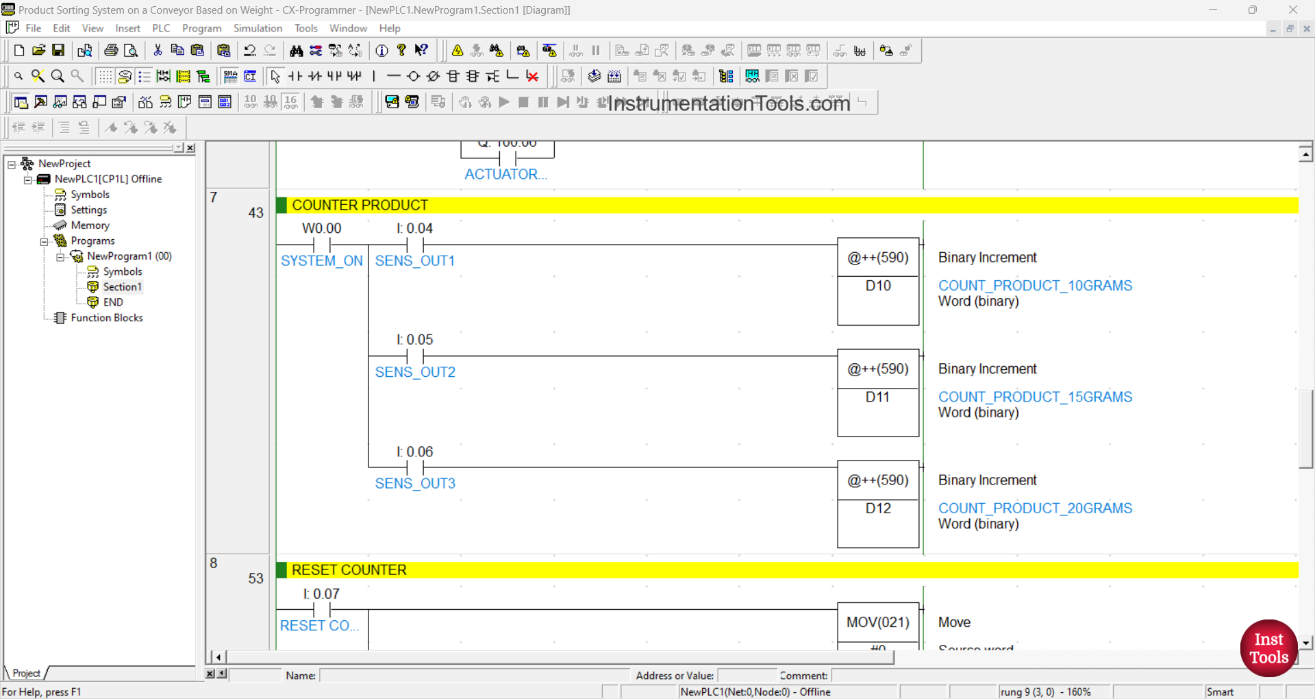 Product Sorter with Omron