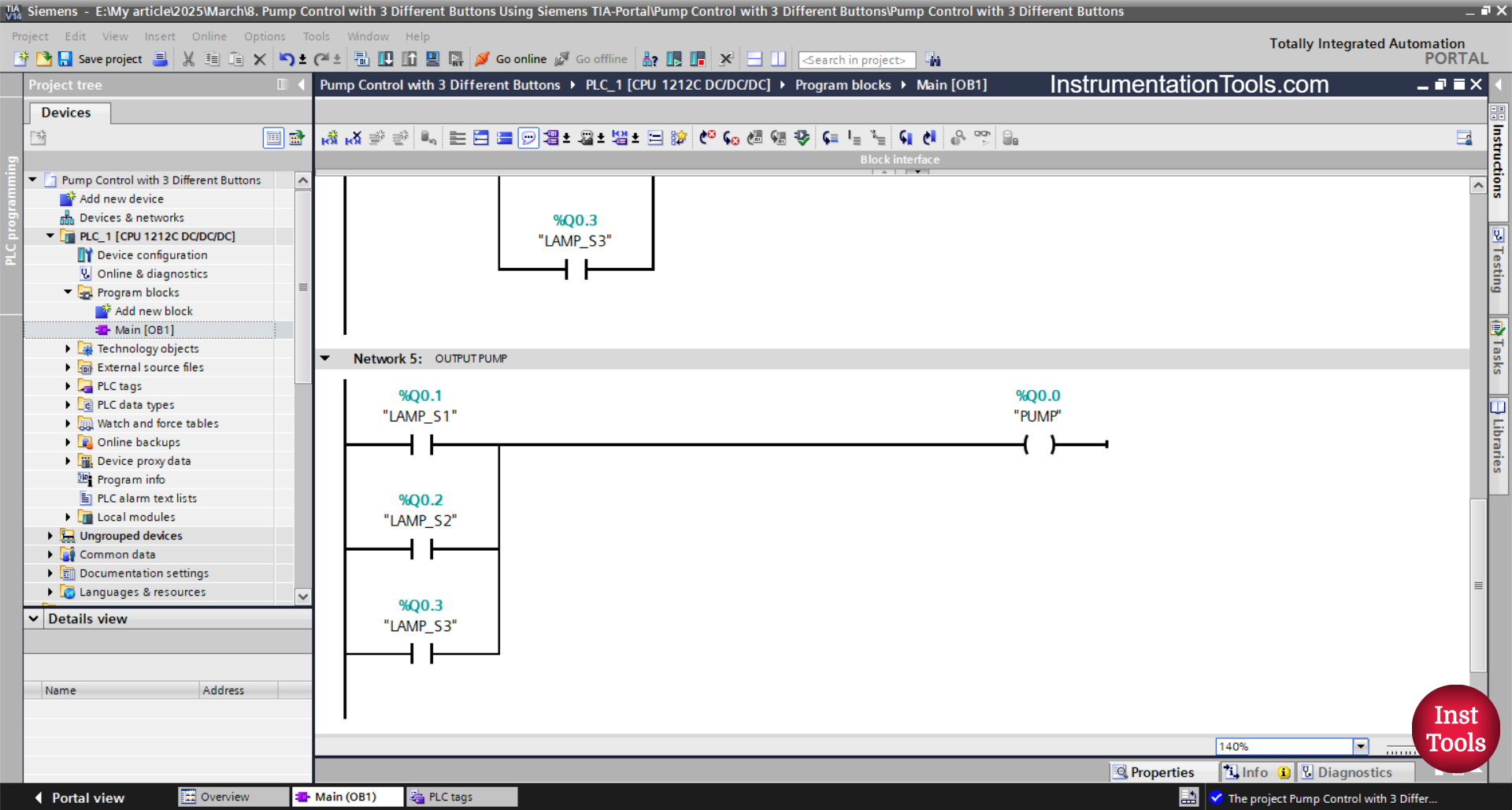 Interlock Logic Between Control Buttons