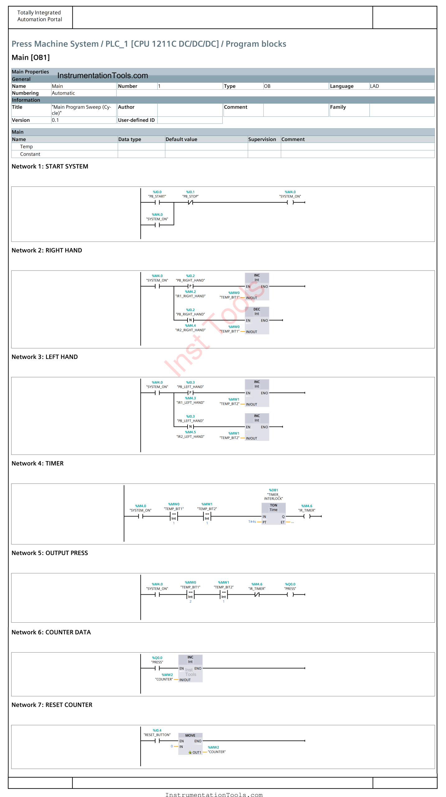 Press Machine System