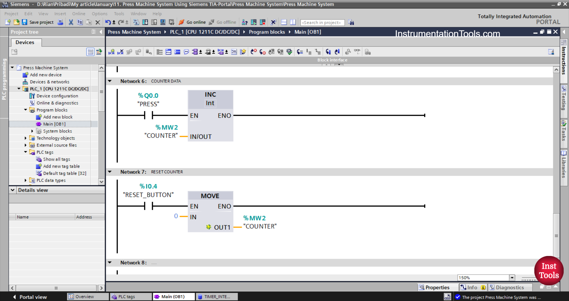 Safety-Interlock Logic for Press Systems