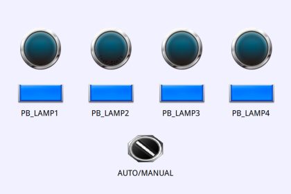 Siemens PLC Lamp Logic Programming Exercise