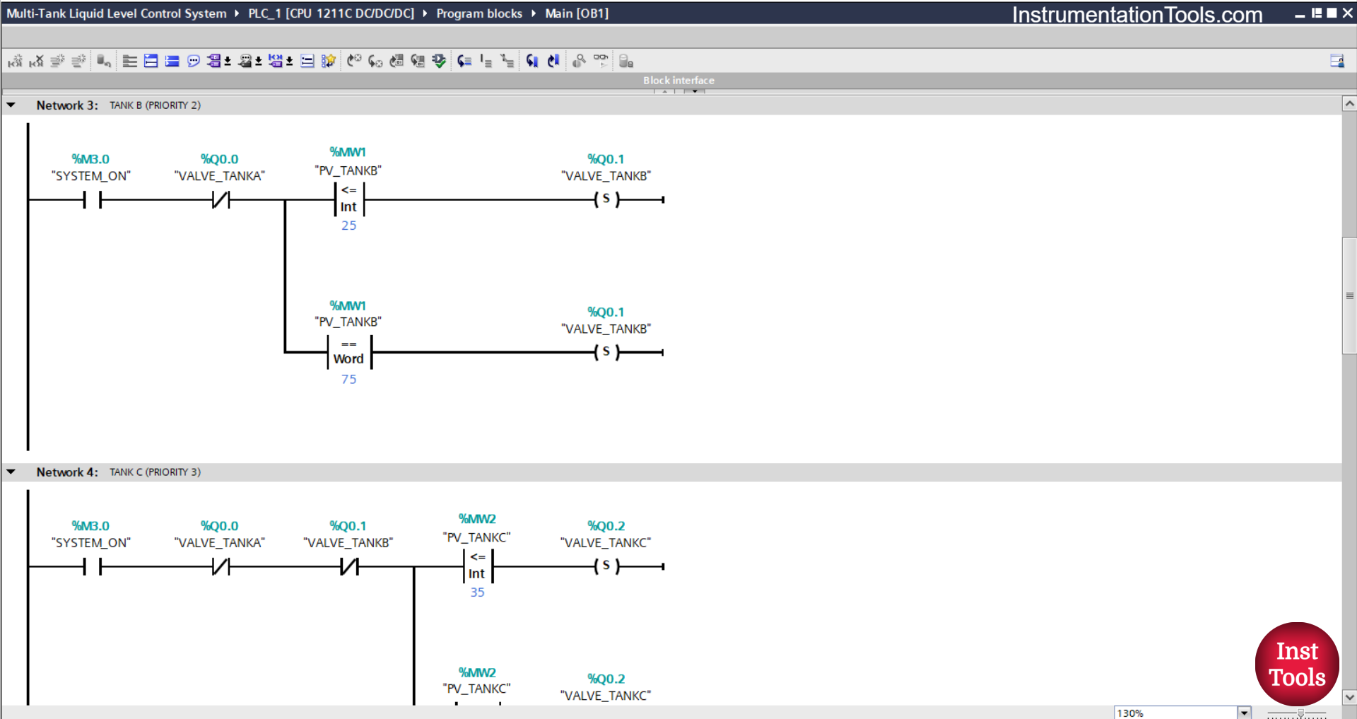 Smart Tank Filling Control Using Siemens TIA Portal