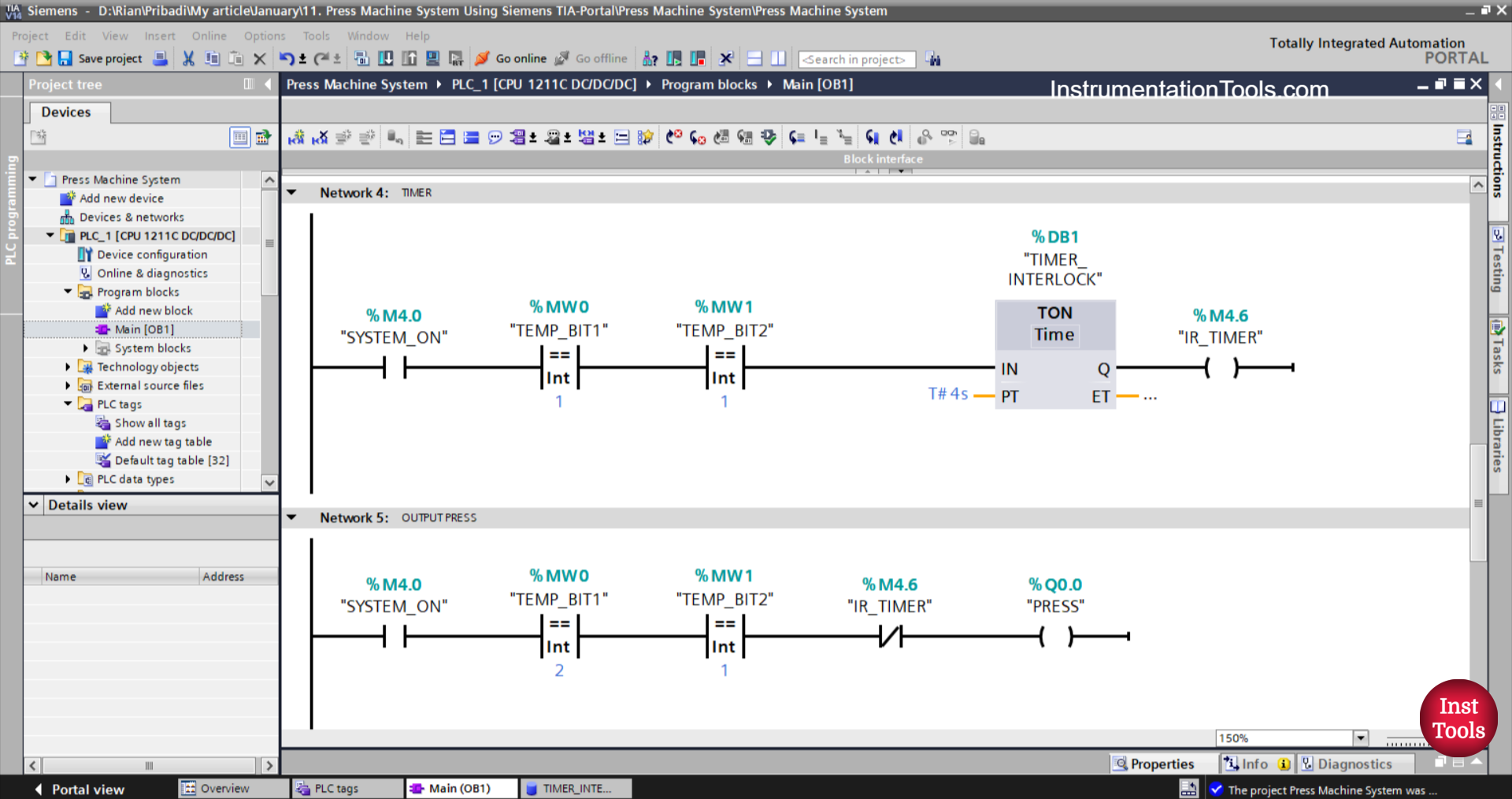 Two-Hand Anti-Tie Down Safety System