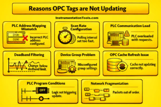OPC server connected but not updating several tags