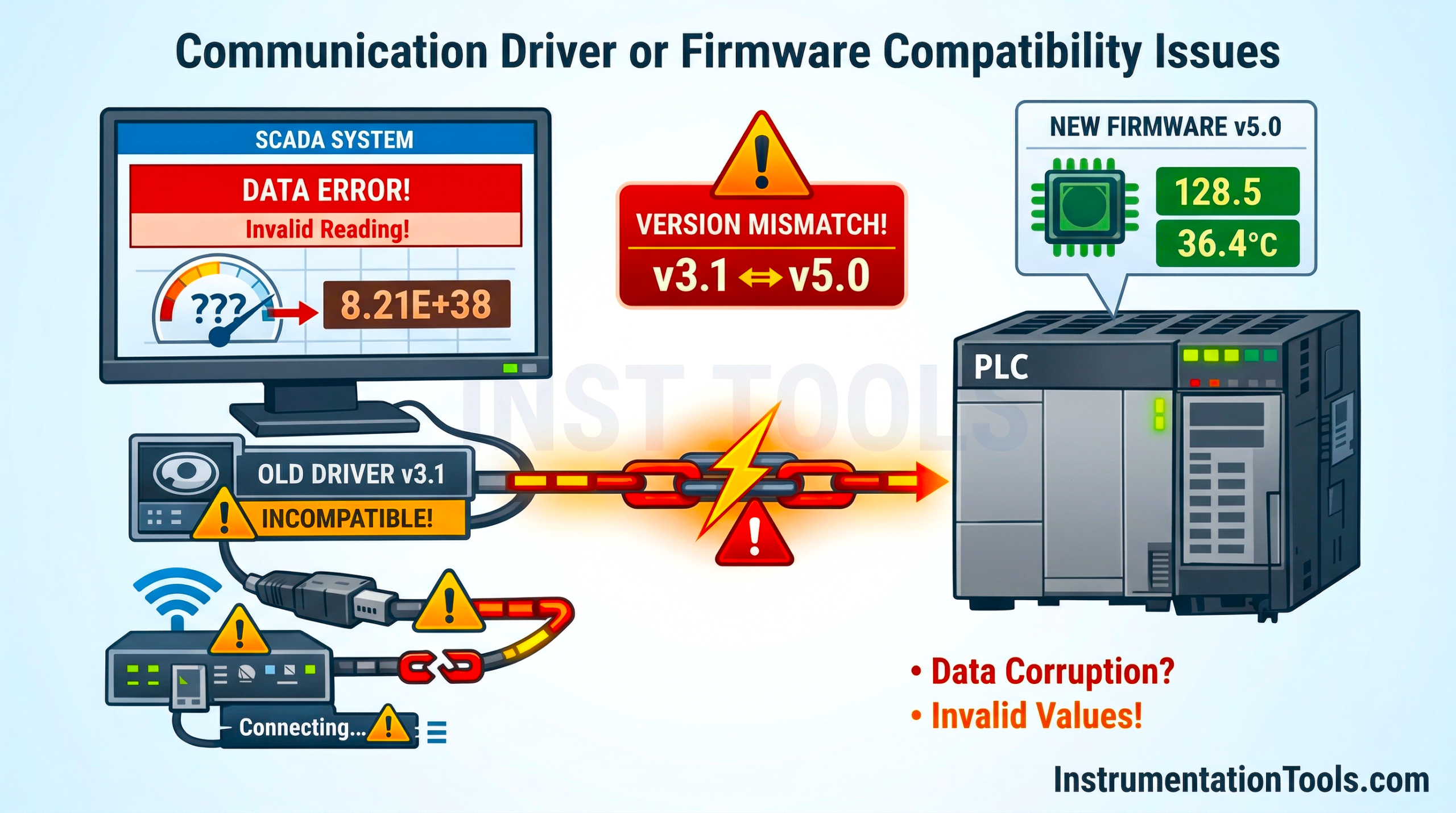 SCADA Data Showing Wrong Values While PLC is Correct