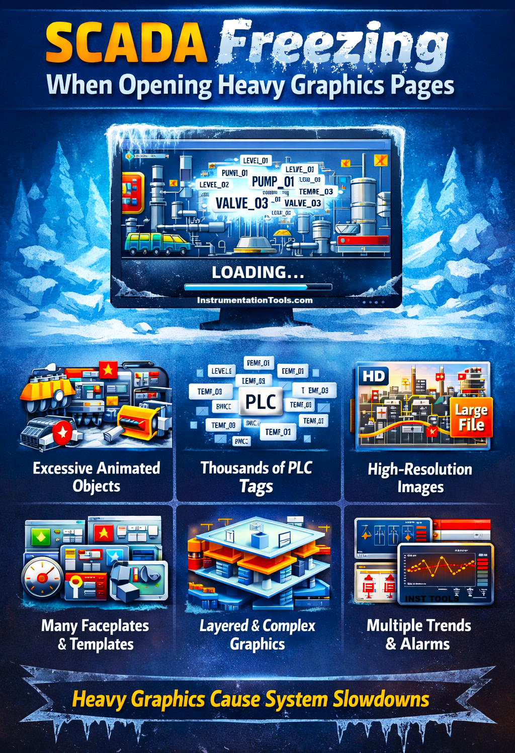 SCADA Freezing When Opening Heavy Graphics Pages