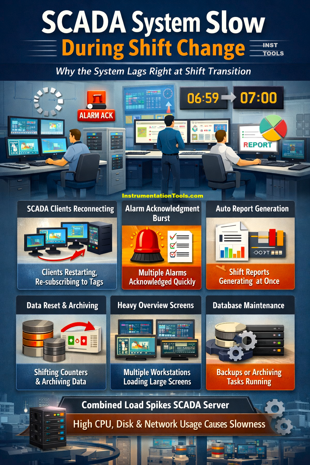 SCADA System Slow Only During Shift Change