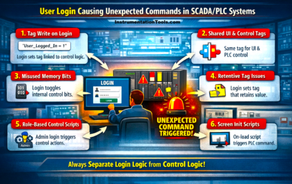 User Login Causing Unexpected Tag Write or Command Trigger