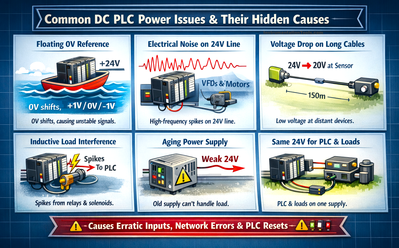 24 VDC Systems That Are Healthy but Still Cause PLC Faults