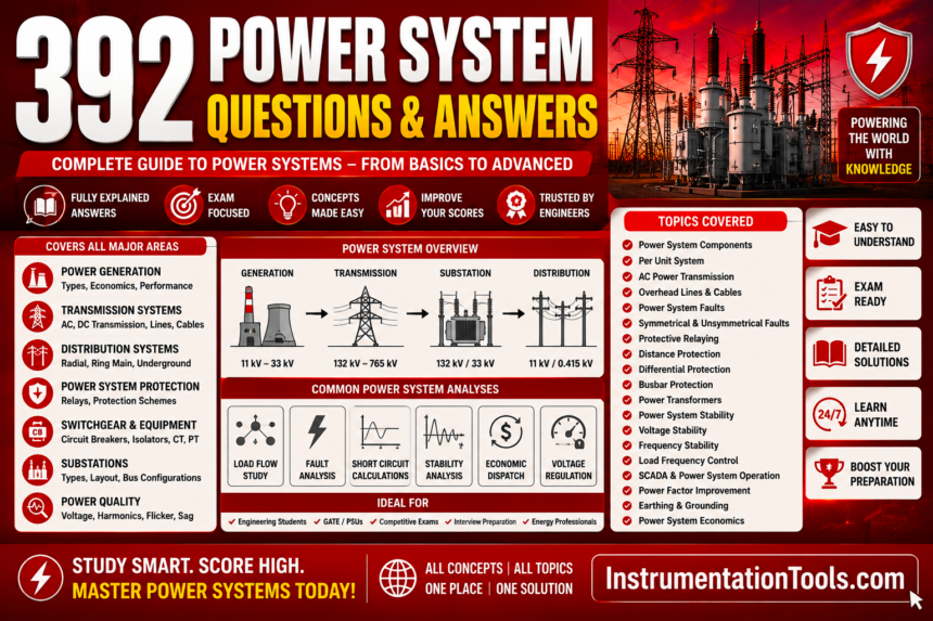 392 Power System Questions and Answers