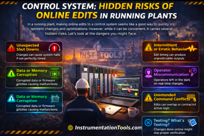 Control System Hidden Risks of Online Edits in Running Plants