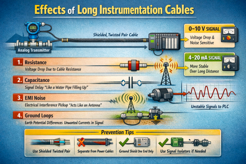 How Cable Lengths Affect Analog Input Stability