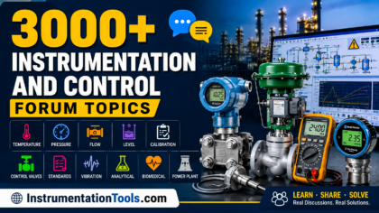 Instrumentation and Control Forum Topics