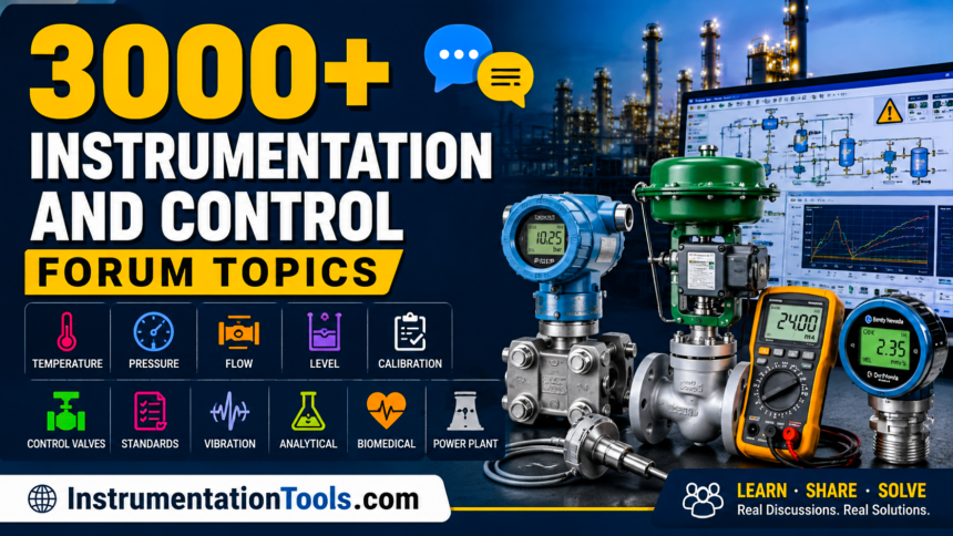 Instrumentation and Control Forum Topics