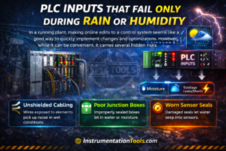 Moisture film on terminal blocks in PLC Panel