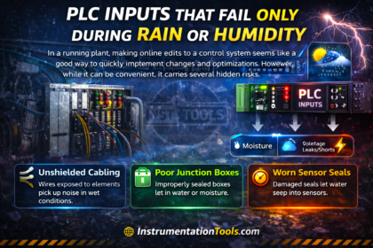 Moisture film on terminal blocks in PLC Panel