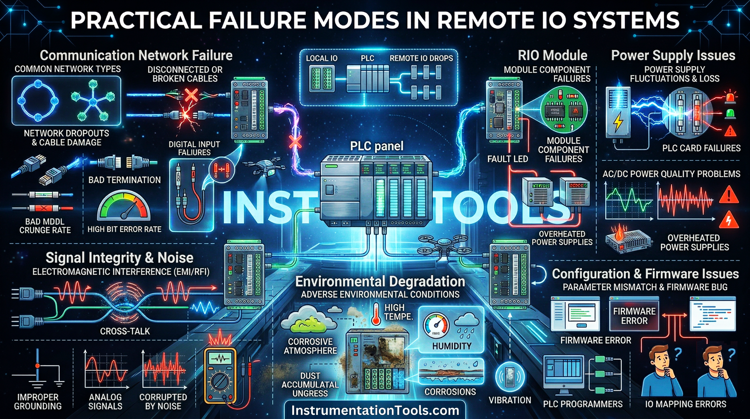 Network communication loss in remote IO systems