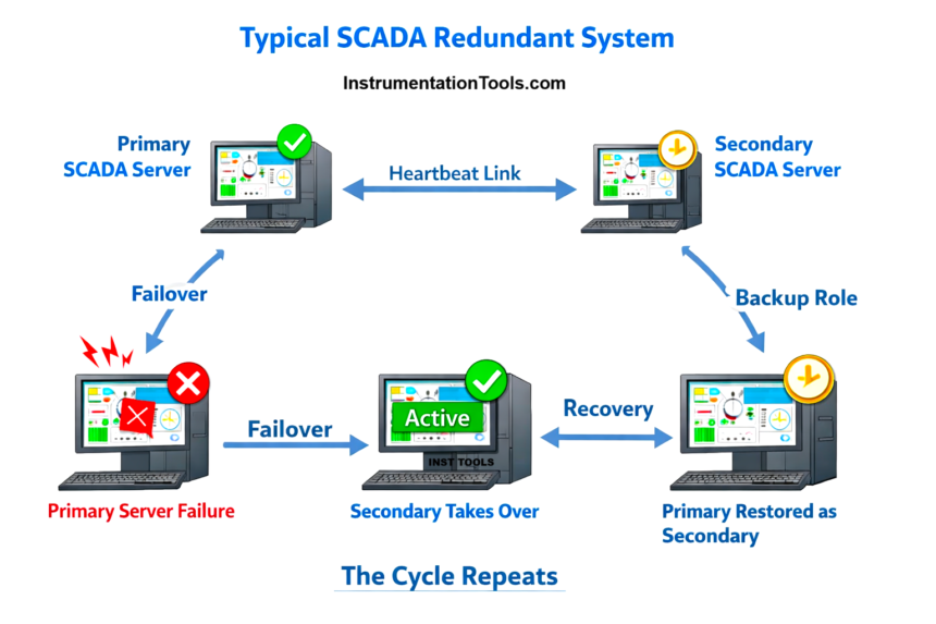 SCADA Server Redundancy With Examples