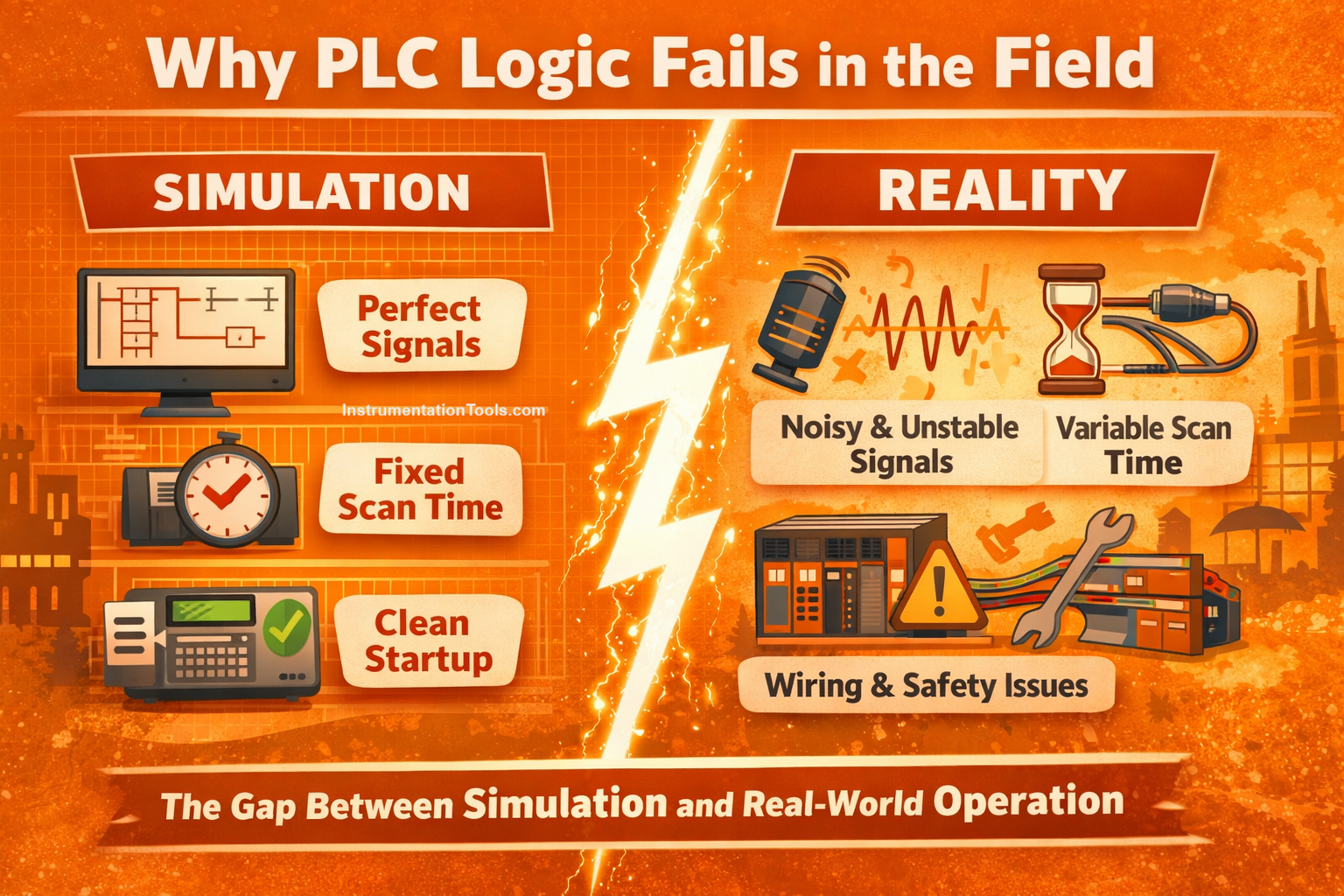 Why PLC Logic Works on Simulation but Fails in Field