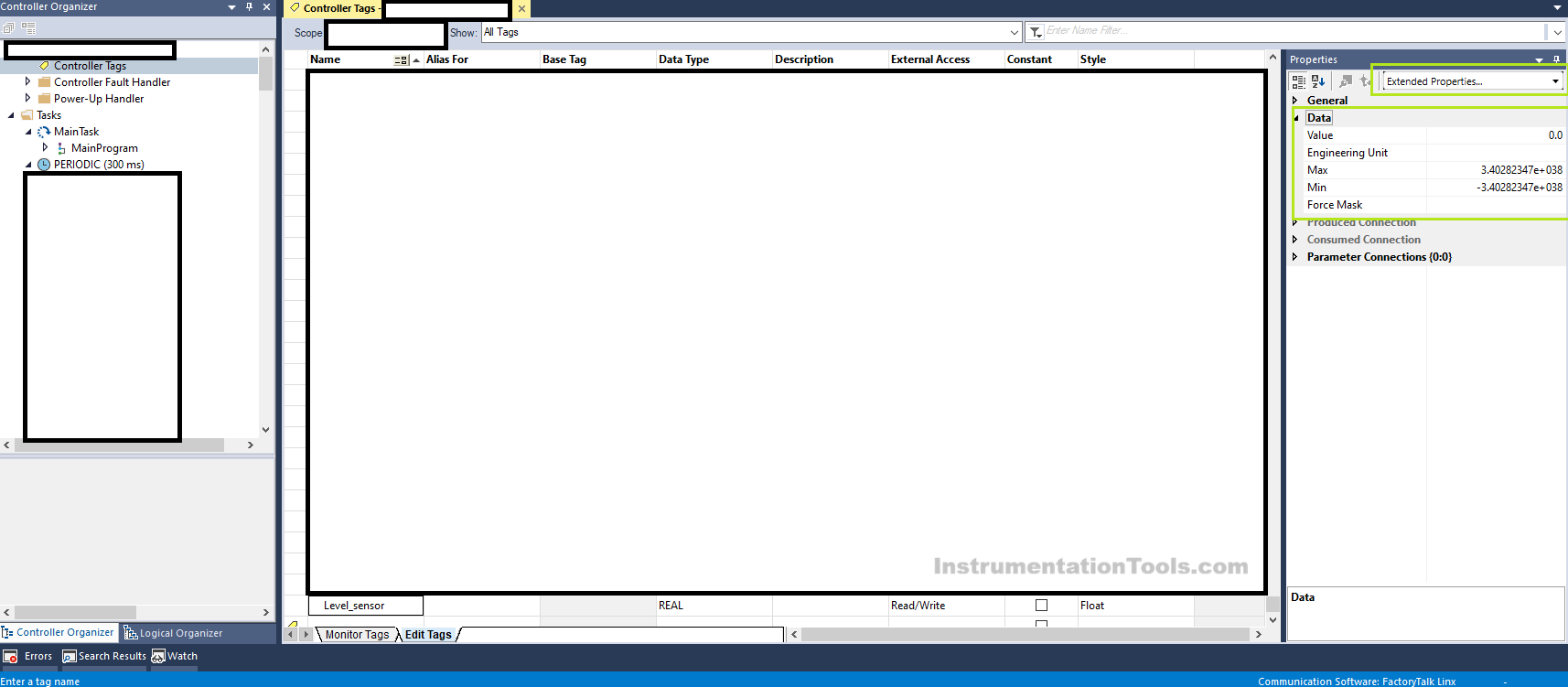 Extended Tag Properties in Studio 5000 Logix Designer