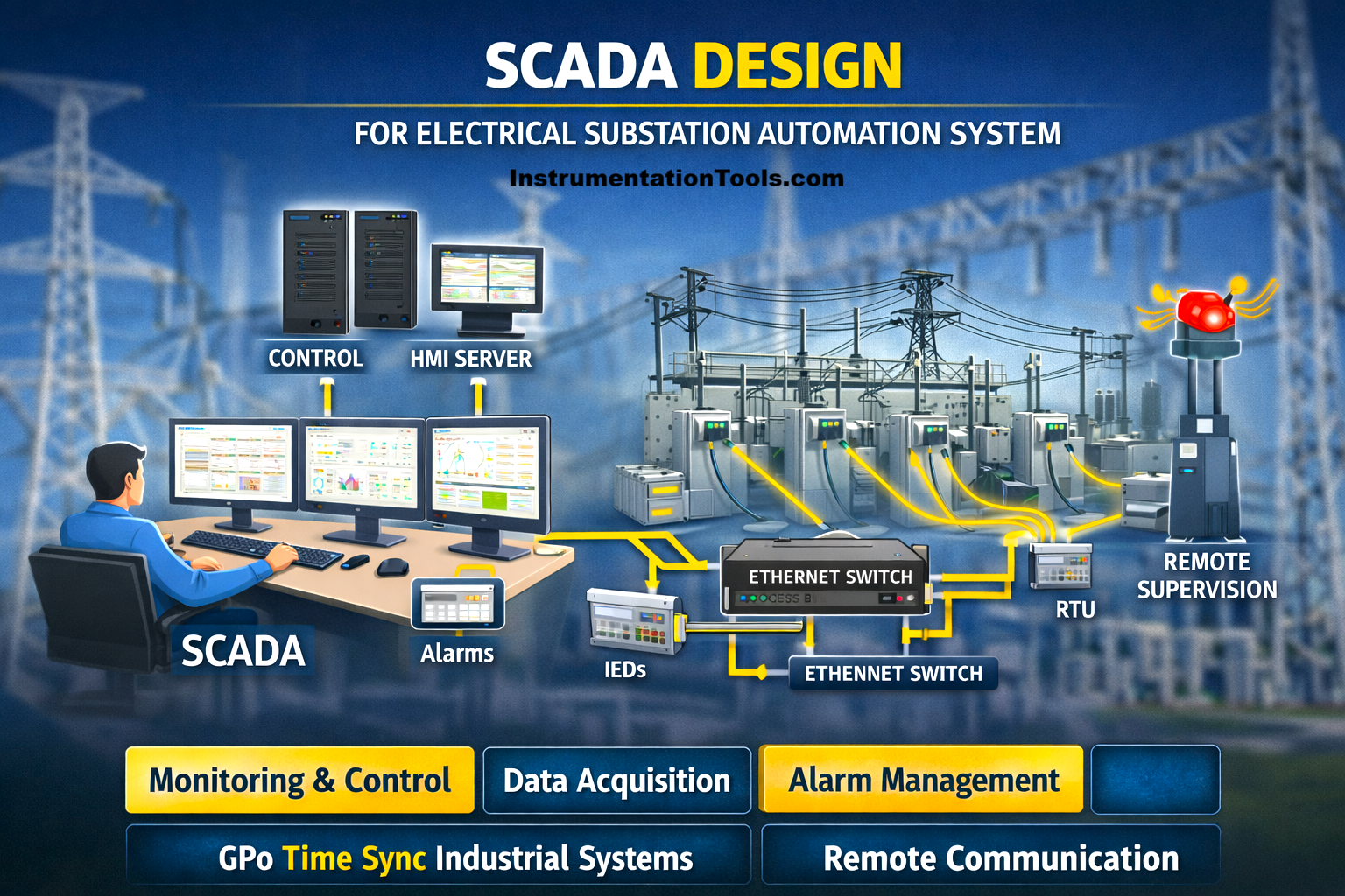 SCADA Design for Electrical Substation Automation System